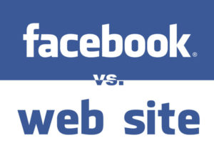 facebook-vs-website